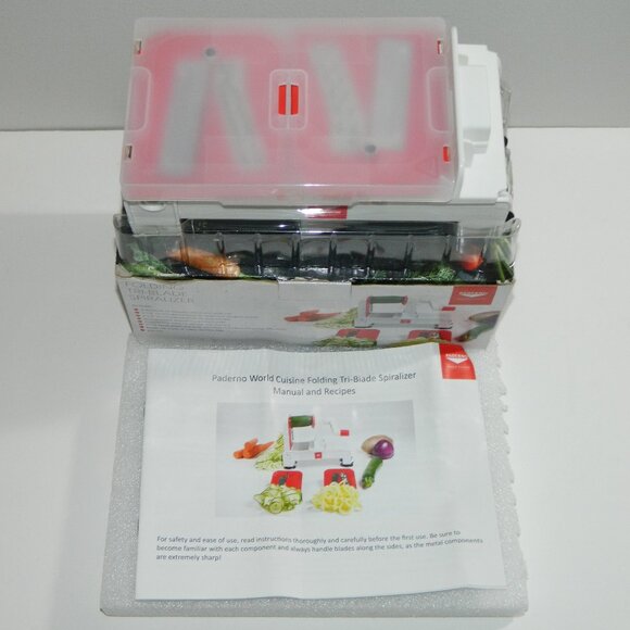 Paderno Folding Spiralizer with 3 blades Compact - Picture 3 of 12